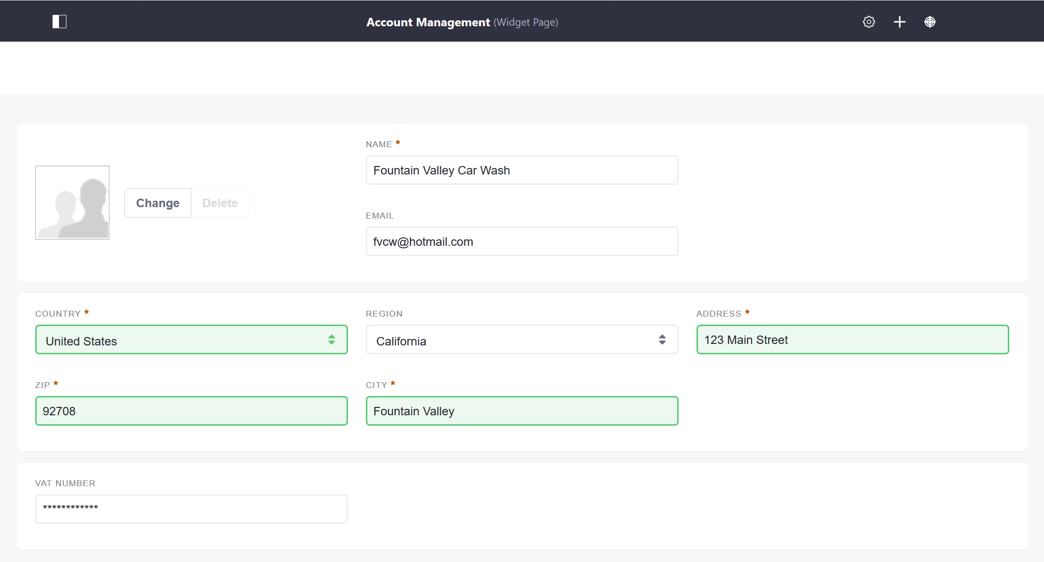 Managing Account Information