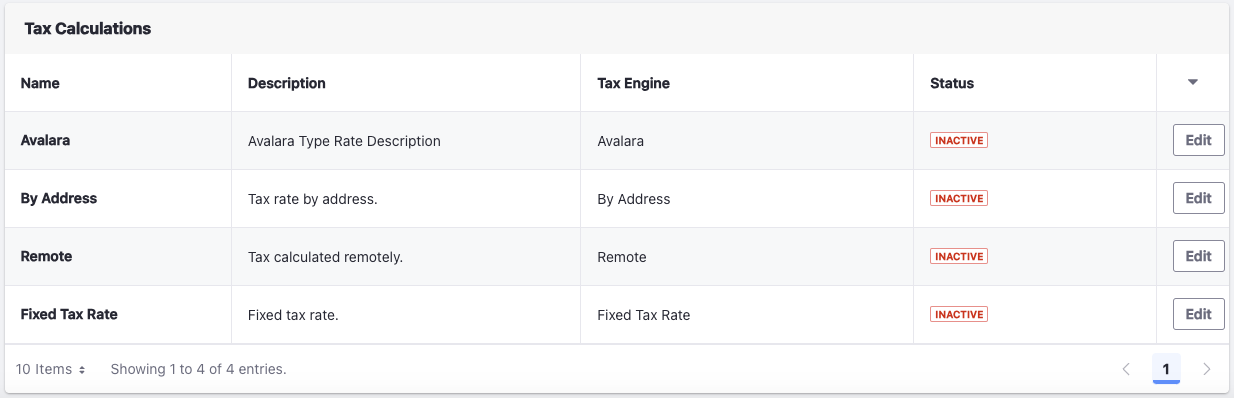 Use this section to configure the tax calculation method for your channel.