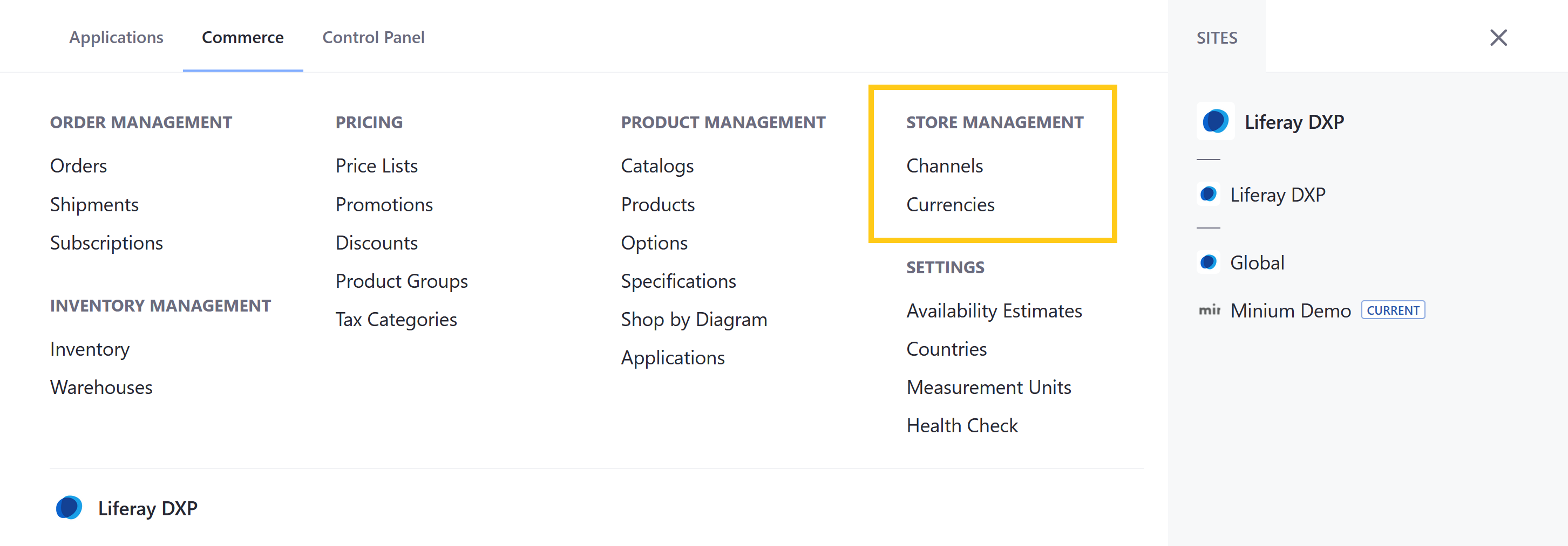 Control access to Store Management applications and resources.