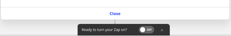 Turn on your Zap.