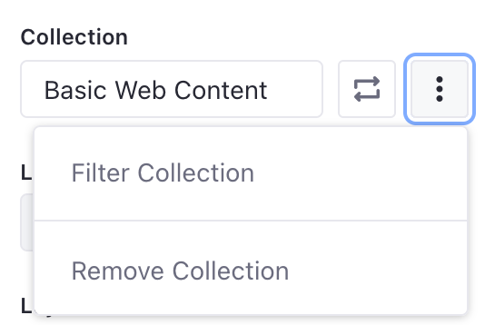 Now you can pre-filter Collection providers.