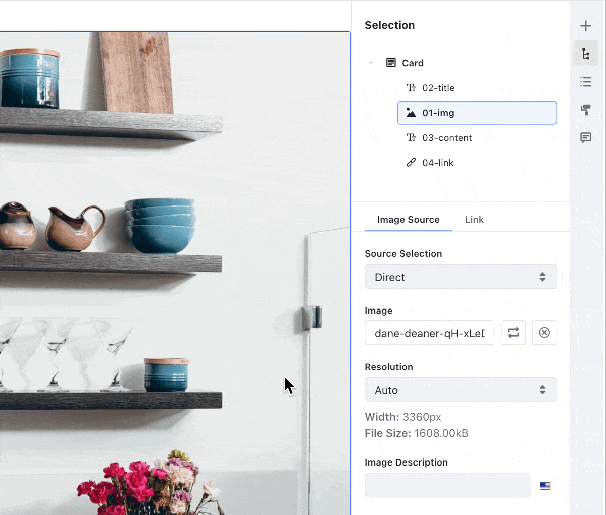 Adaptive Media can now adjust image resolutions dynamically based on screen size.