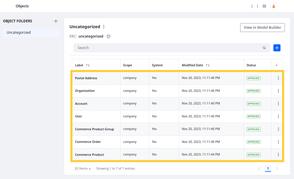 Extend system services integrated with the Objects Framework.