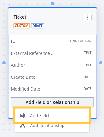 Select Add Field.