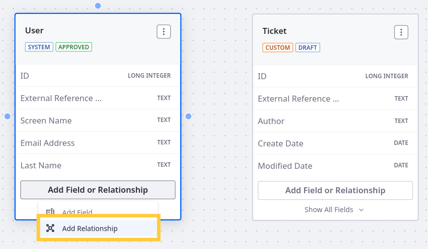 Select Add Relationship.