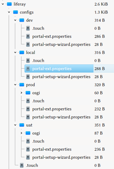 All configurations are generated inside the Docker container.