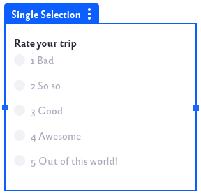 Move your cursor to the sides of the element and drag your mouse to resize.