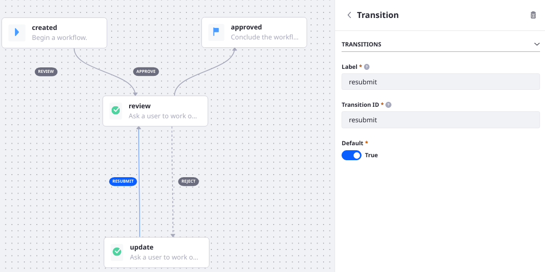 Your workflow is taking shape. All that's left is to connect the end node.
