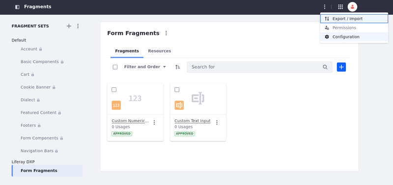 It's possible to map fragments to fields through the Configuration menu in fragments.