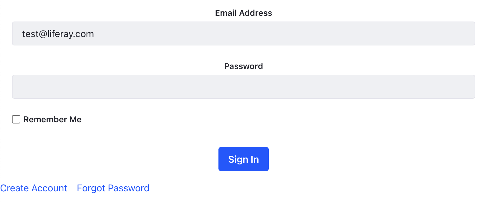 Create a sign-in utility page to override the one at the system-level.