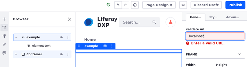 Use url validation rules to require proper URL protocol and define the character length of valid URLs.