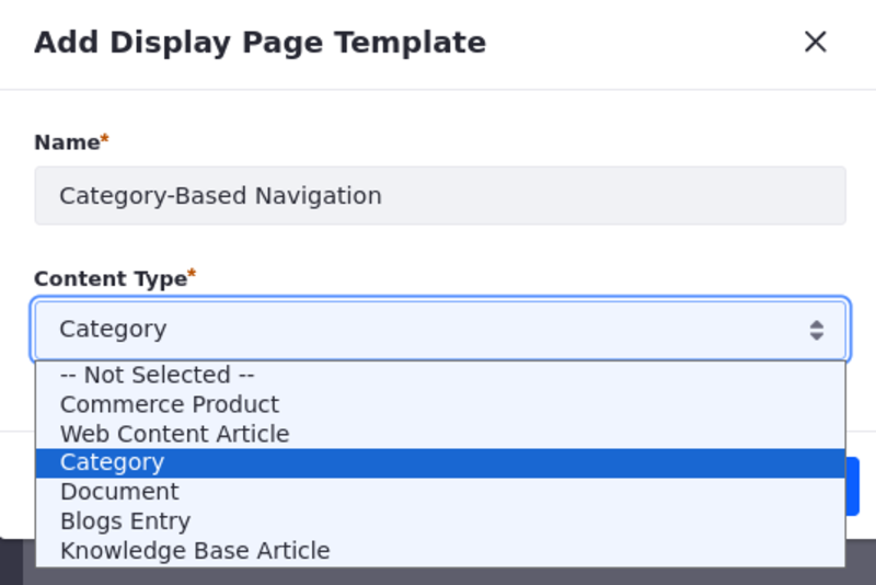 Map the Category fields in the Display Page Template using a Card Fragment.