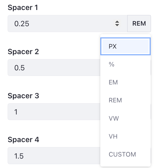 Change the colors used for displays or UI elements with options under the Color System category.