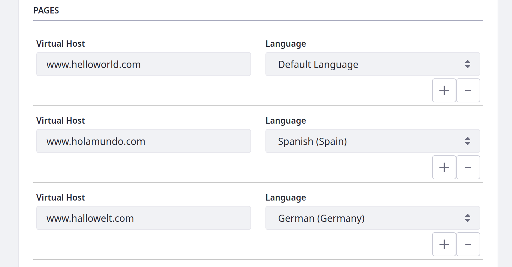 You can add multiple virtual hosts to point to different domains.