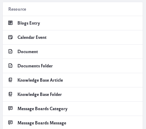 Navigate to Custom Fields in the Configuration section of Control Panel.