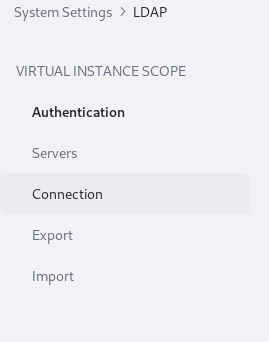 Some System Settings are virtual instance scoped.