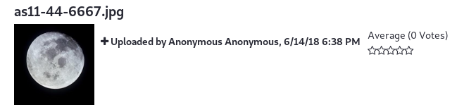 匿名化されたコンテンツは、ユーザーのAnonymous Anonymousの識別情報とともに表示されます。