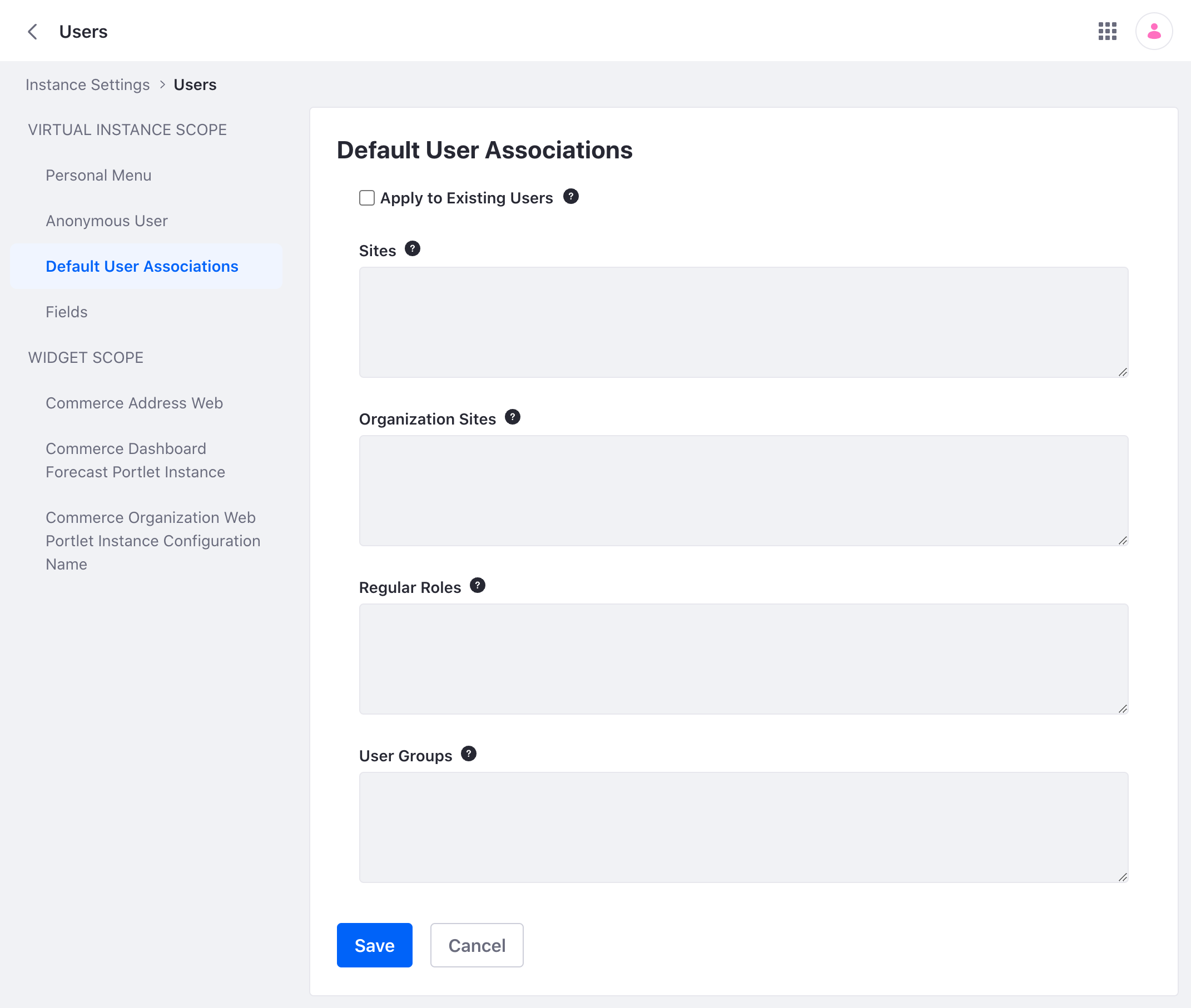 Use Instance Settings to set the default Regular Roles for all new Users.