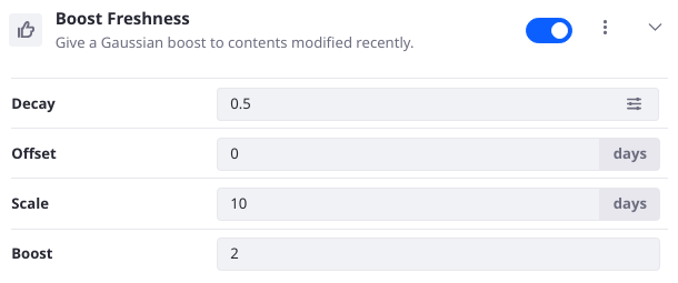 Boost results modified more recently.