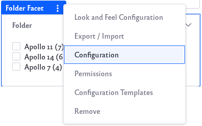 Click on the Configuration option.