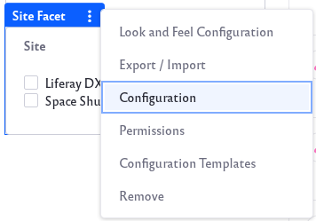 Click on the Configuration option.