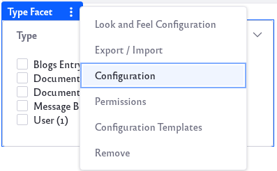 Click on the Configuration option.